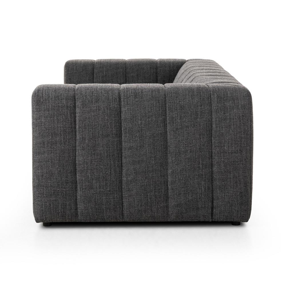 Four Hands - Grayson - Langham Channeled Sofa - Saxon Charcoal - 227997-007 veiw 3