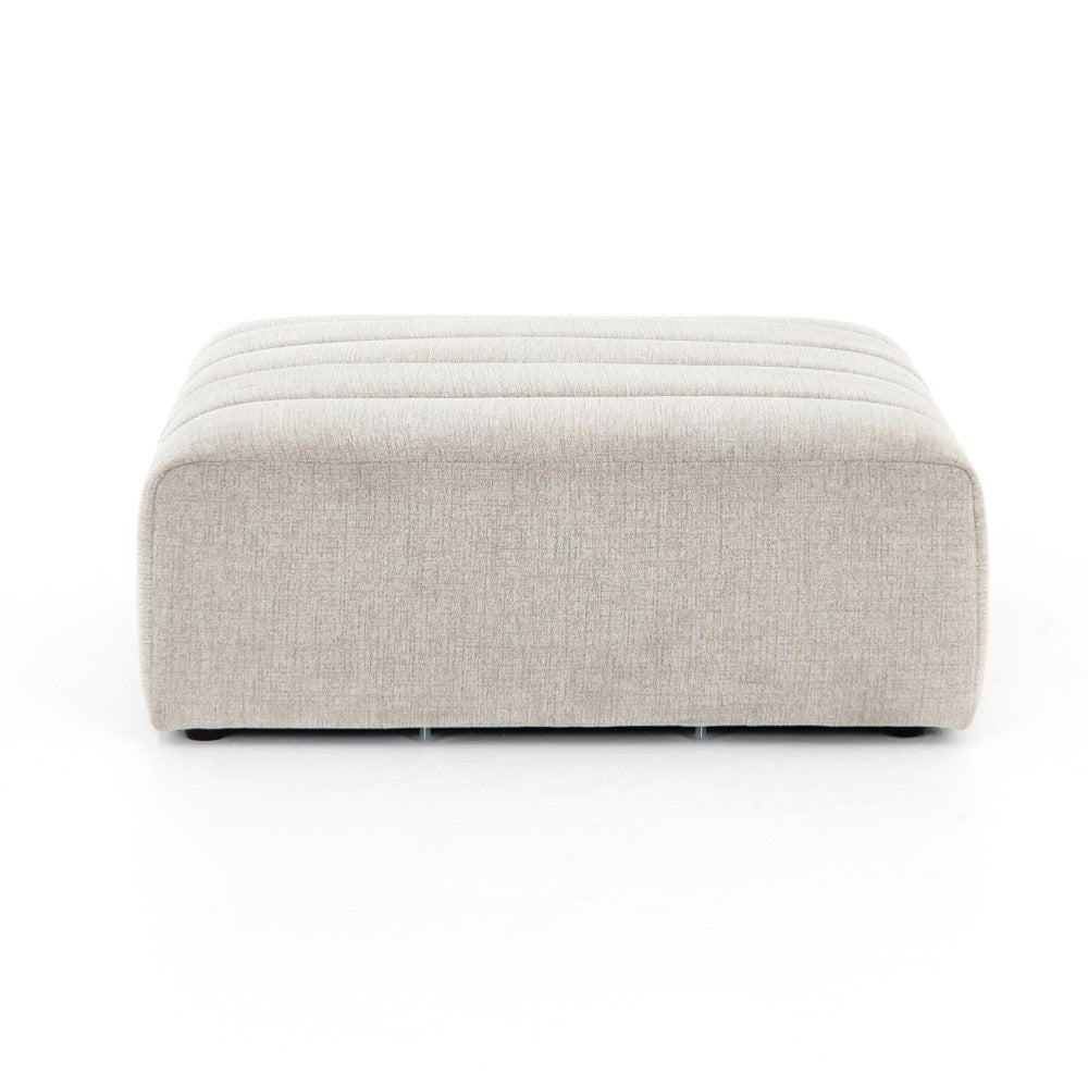 Four Hands - Langham Channelled Ottoman - CGRY-001-320-OTM veiw 6