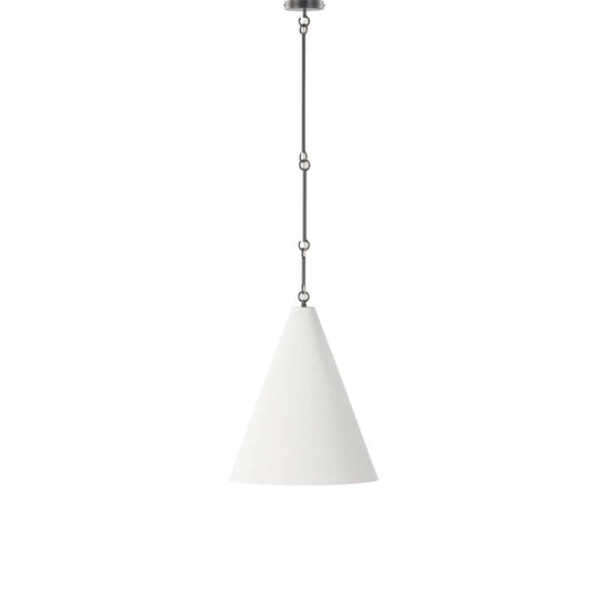 Four Hands - Grazia Pendant - Matte White Plaster - 233068-002 veiw 2