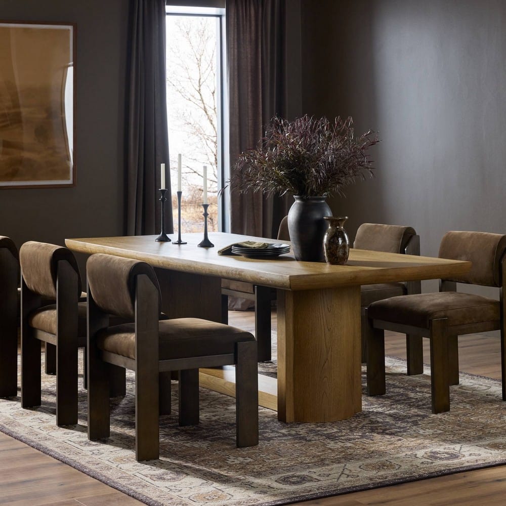 Four Hands - Haiden - Garrett Dining Table - Amber Oak Thin Veneer - 243143-001_CLOSEOUT view 12