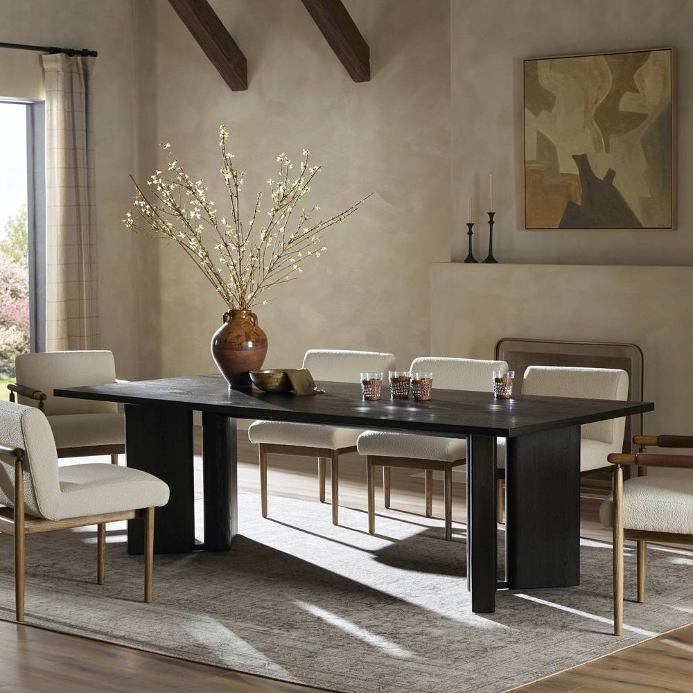Four Hands - Haiden - Huxley Dining Table - Smoked Black Veneer - 240649-001 veiw 11