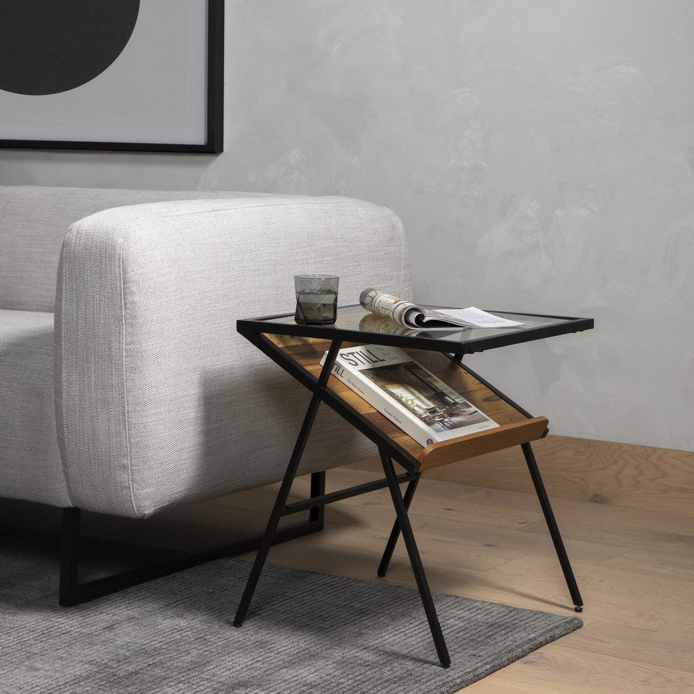 Four Hands - Haiden - Mondrian Side Table - Gunmetal - VWEM-095A-WE_CLOSEOUT view 9