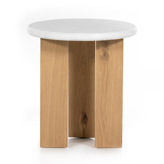 Four Hands - Haiden - Odin Nightstand - Stucco White - 226198-001 veiw 2