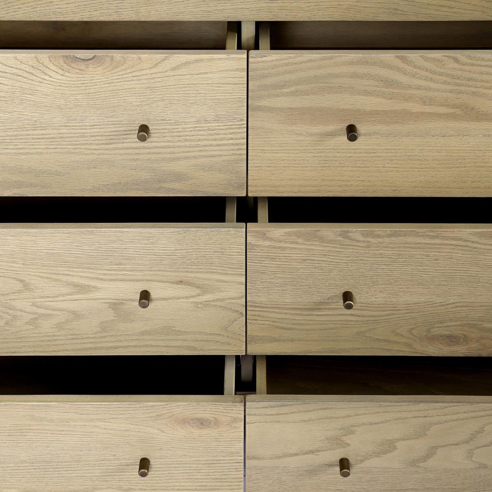 Four Hands - Hamilton - Torrington 6 Drawer Dresser - Sandy Oak Resawn - 238221-002 veiw 11