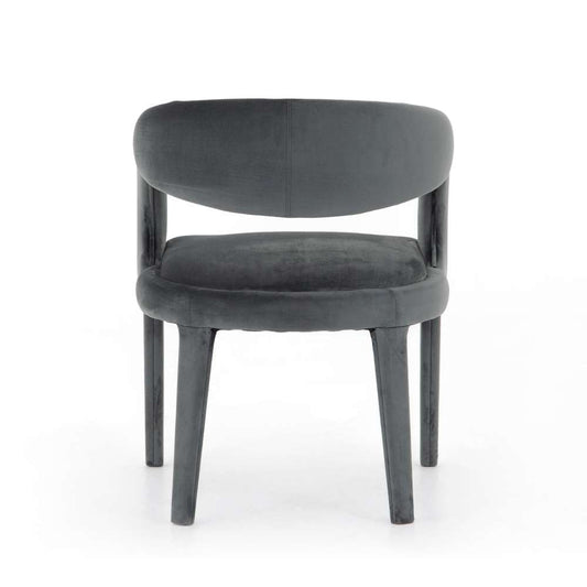 Four Hands - Hawkins Dining Chair - Charcoal Velvet - 223320-002 veiw 2