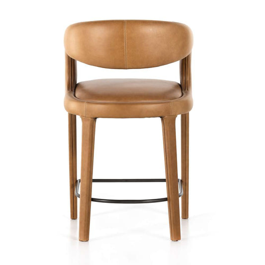 Four Hands - Hawkins Stool - Butterscotch - Counter - 230067-017 veiw 2