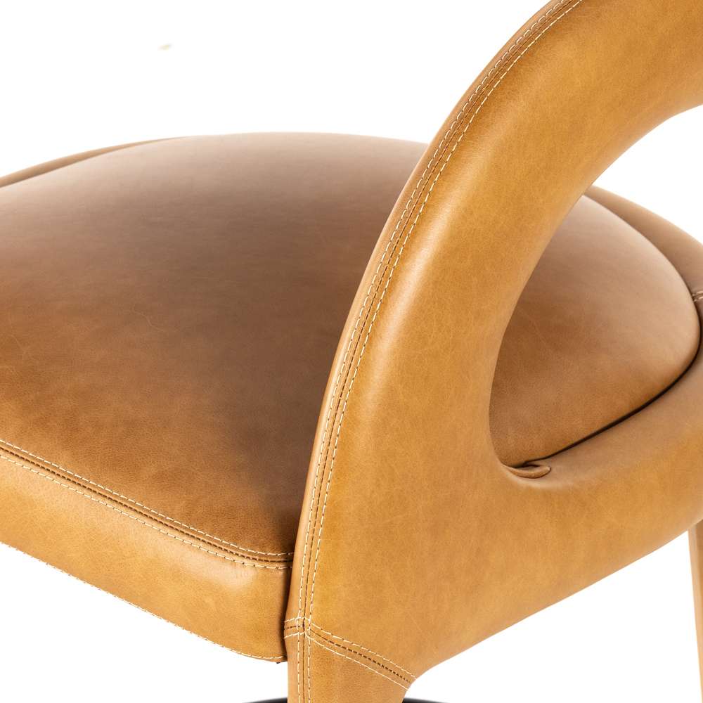 Four Hands - Hawkins Stool - Butterscotch - Counter - 230067-017 veiw 5
