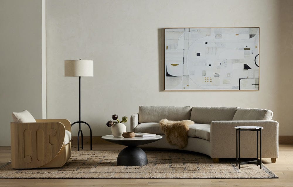 Four Hands - Heidi Sofa-130" - Tacoma Ivory - 227523-001 view 11