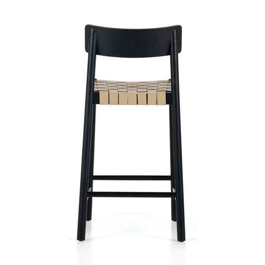 Four Hands - Heisler Stool - Almond Leathr Blnd - Counter - 229166-002 veiw 2