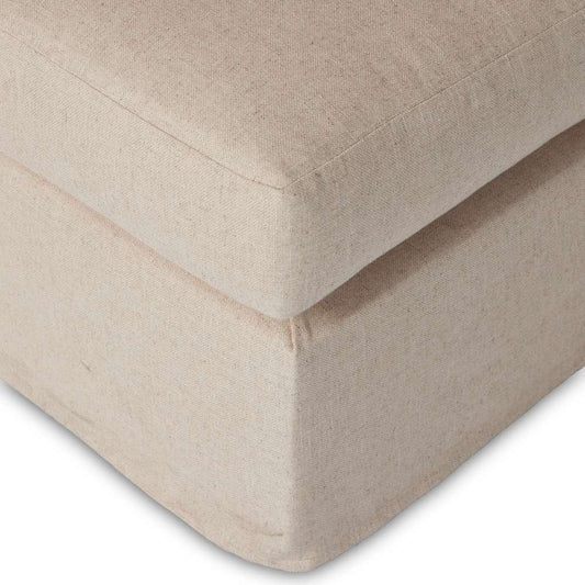 Four Hands - Helm - Delray Slipcover Corner Pc-Evere Oatmeal - 237979-001 veiw 2