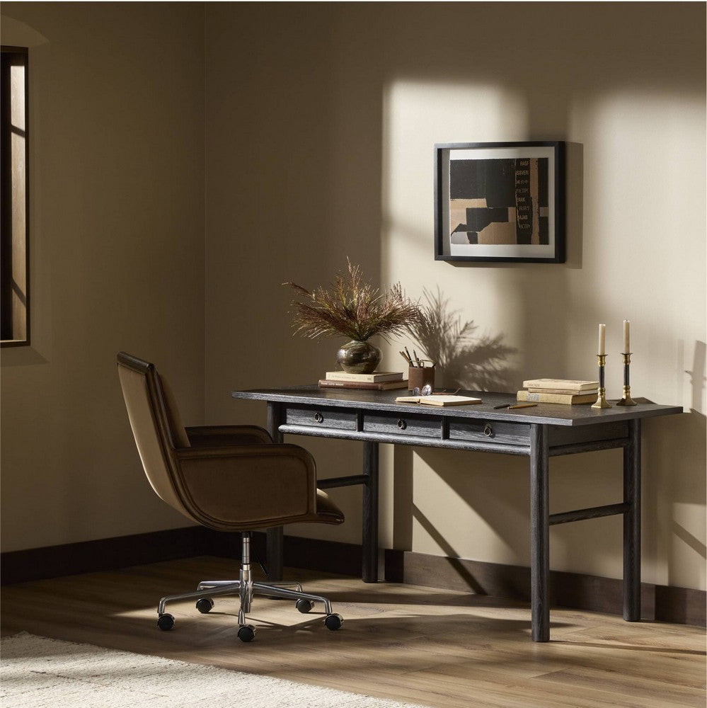 Four Hands - Hughes - Griffith Desk - Distressed Black - 239542-002_CLOSEOUT view 12
