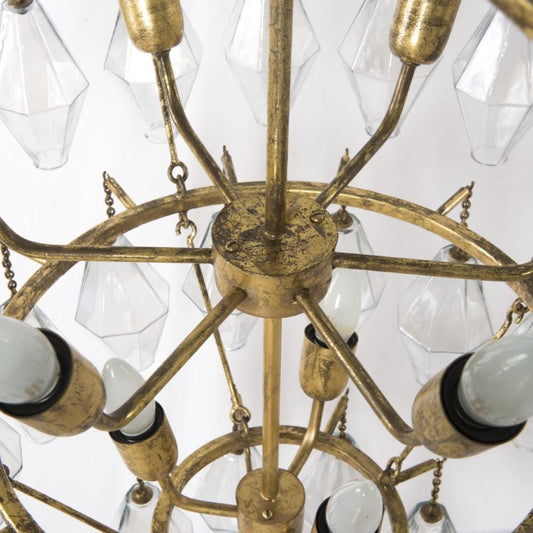 Four Hands - Adeline Large Round Chandelier - Gold Leaf - IHTN-002A veiw 2