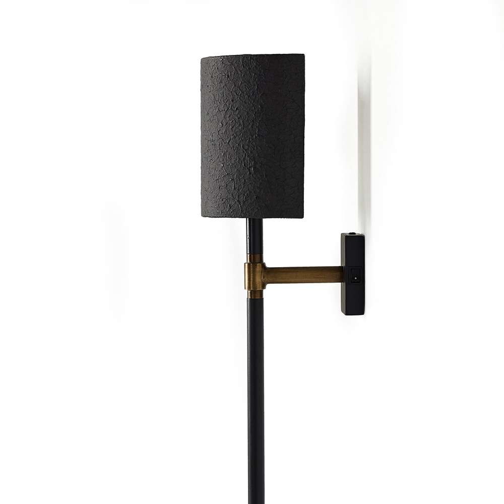 Four Hands - Hutton - Maurice Sconce - Matte Black Plaster - 239410-001 veiw 9