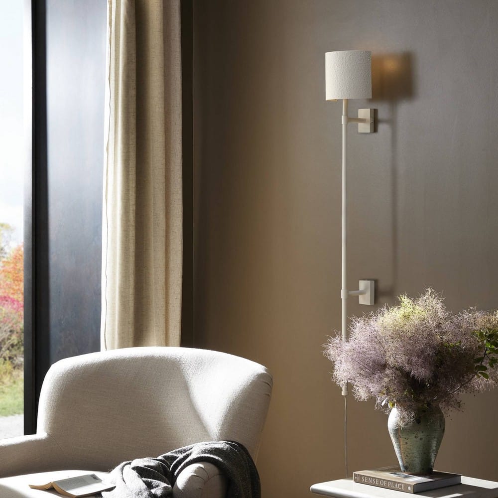 Four Hands - Hutton - Maurice Sconce - Matte White Plaster - 239410-002_CLOSEOUT view 7