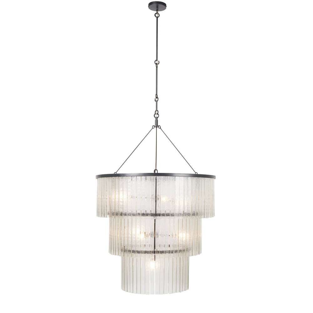 Four Hands - Hutton - Meredith Large Chandelier - Clr Txt Glass - 237709-002 veiw 12