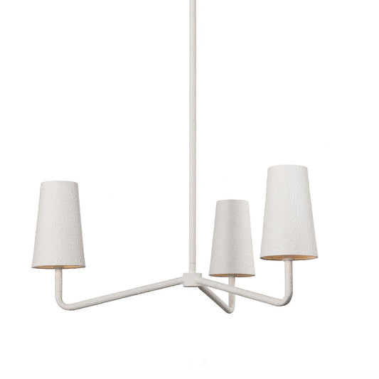 Four Hands - Hutton - Vincennes Chandelier - Matte White Plaster - 247959-001_CLOSEOUT view 2