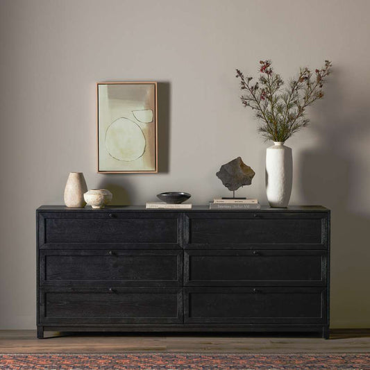Four Hands - Irondale - Millie 6 Drawer Dresser-Drifted Matte Bl - 233092-001 veiw 2