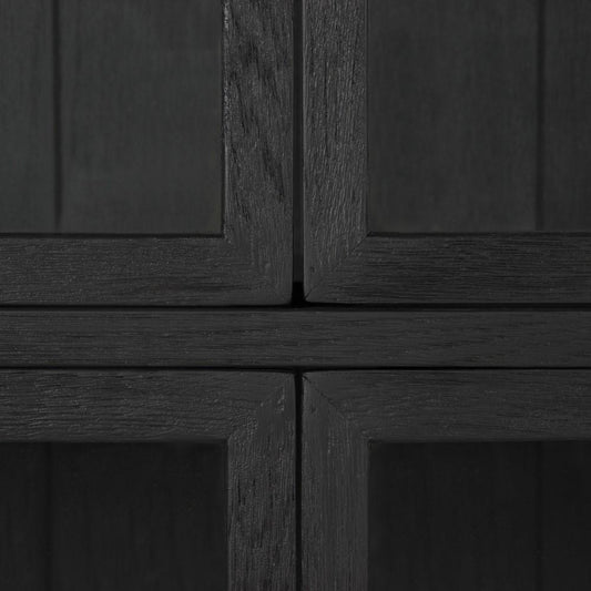 Four Hands - Spencer Curio Cabinet - Drifted Black - CIRD-C5E1-23 veiw 2