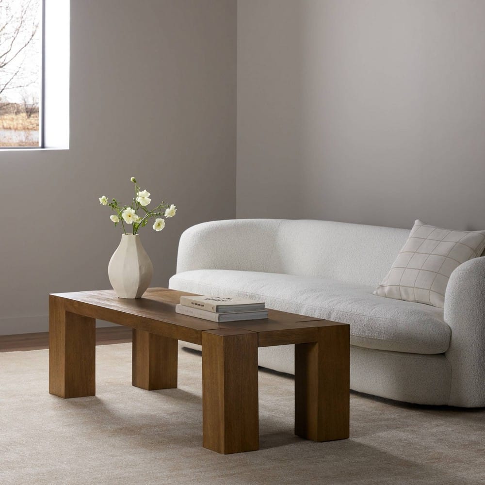 Four Hands - Kaleio - Emeli Rectangular Coffee Table - Tawny Rubberwood Veneer - 247530-001_CLOSEOUT view 9