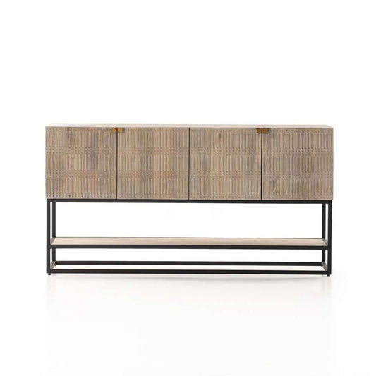 Four Hands - Kelby Small Media Cabinet - Light Wash Mango - 101360-005 veiw 2