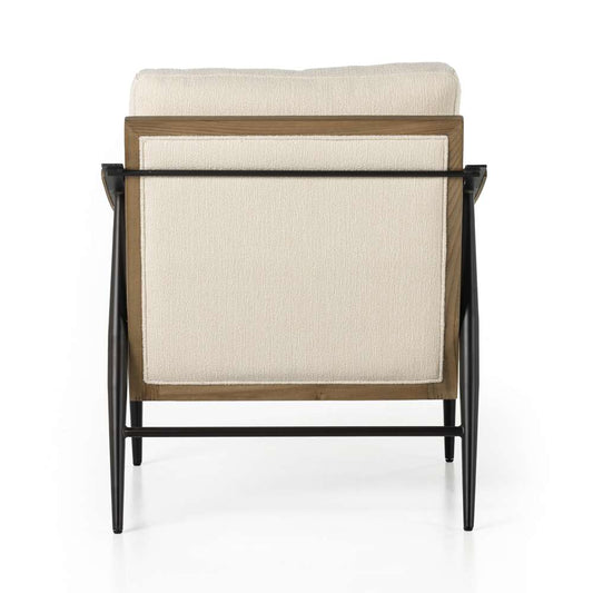 Four Hands - Kennedy Chair - Kerbey Ivory - 100970-002 veiw 2