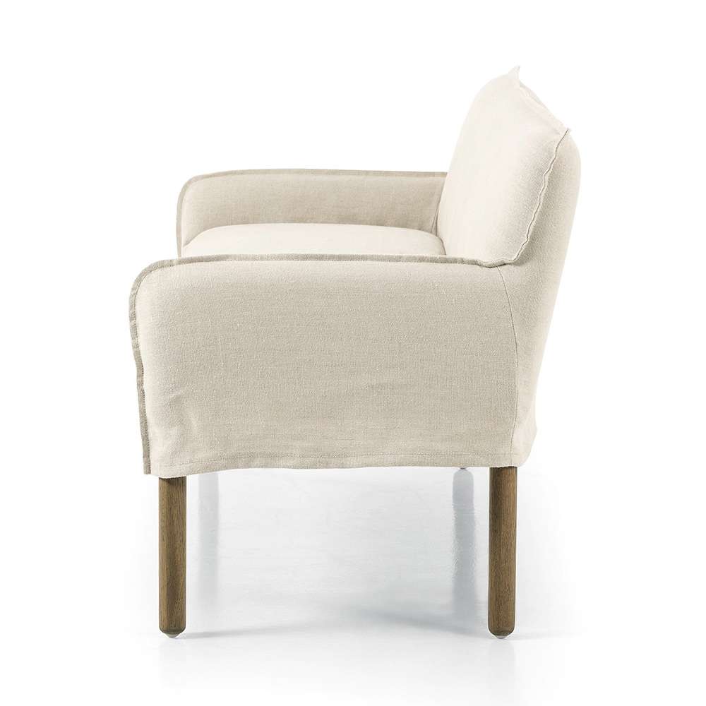 Four Hands - Kensington - Addington Slipcover Bench - Brussels Natural - 239075-001 veiw 13