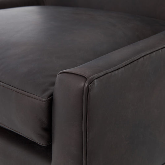 Four Hands - Marlow Wing Chair - Vintage Black - CKEN-B7A2-385 veiw 2