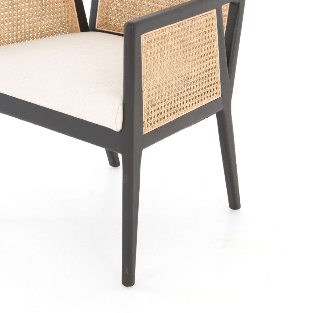 Four Hands - Antonia Cane Dining Armchair - Savile Flax - 101019-011 veiw 10