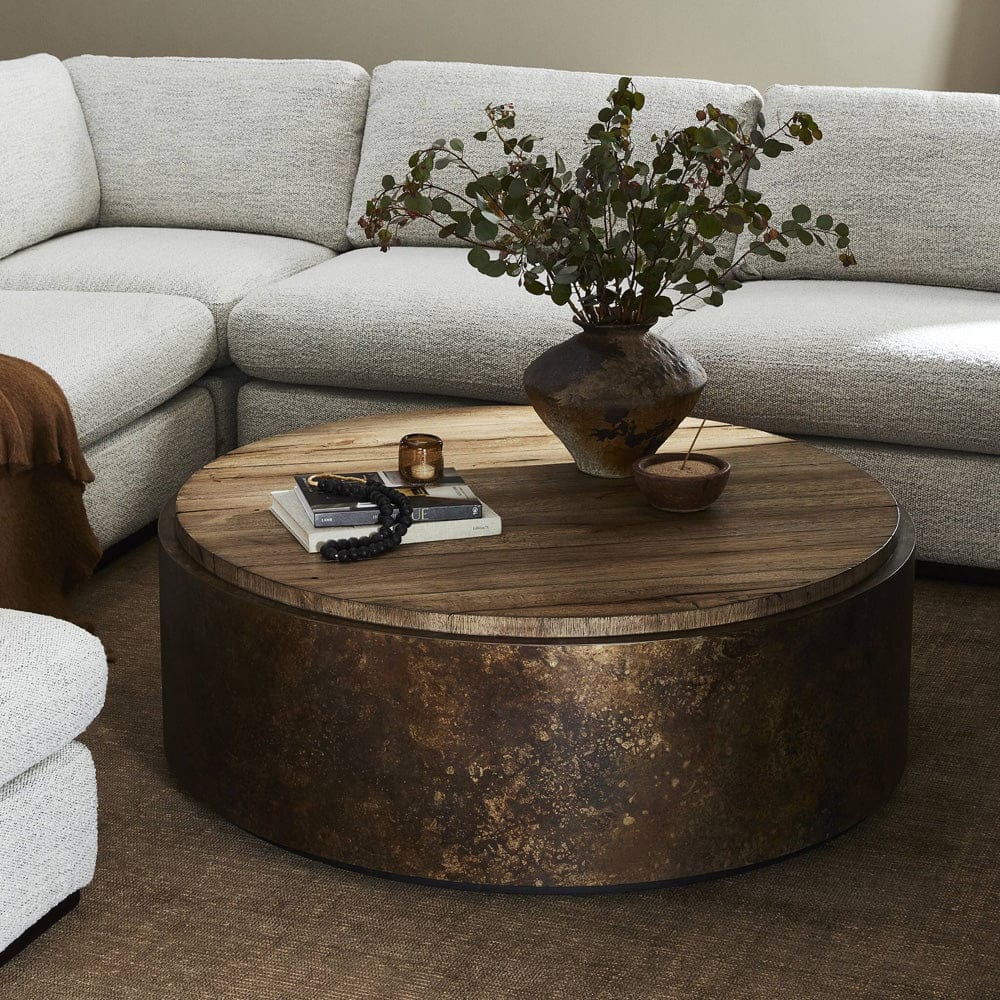 Four Hands - Kipp Coffee Table - Burnt Bleached Oak Resawn - 243347-001 view 4