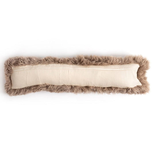 Four Hands - Lalo Lambskin Lumbar Pillow - Taupe Lambskin - 223846-004 view 7