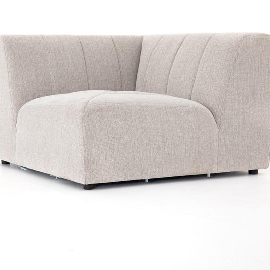 Four Hands - Langham Channeled Corner Piece - CGRY-001-320-CNR veiw 2