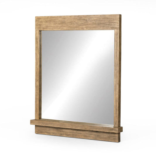 Four Hands - Ledge Wall Mirror - Distressed Light Pine - 241605-001 view 2