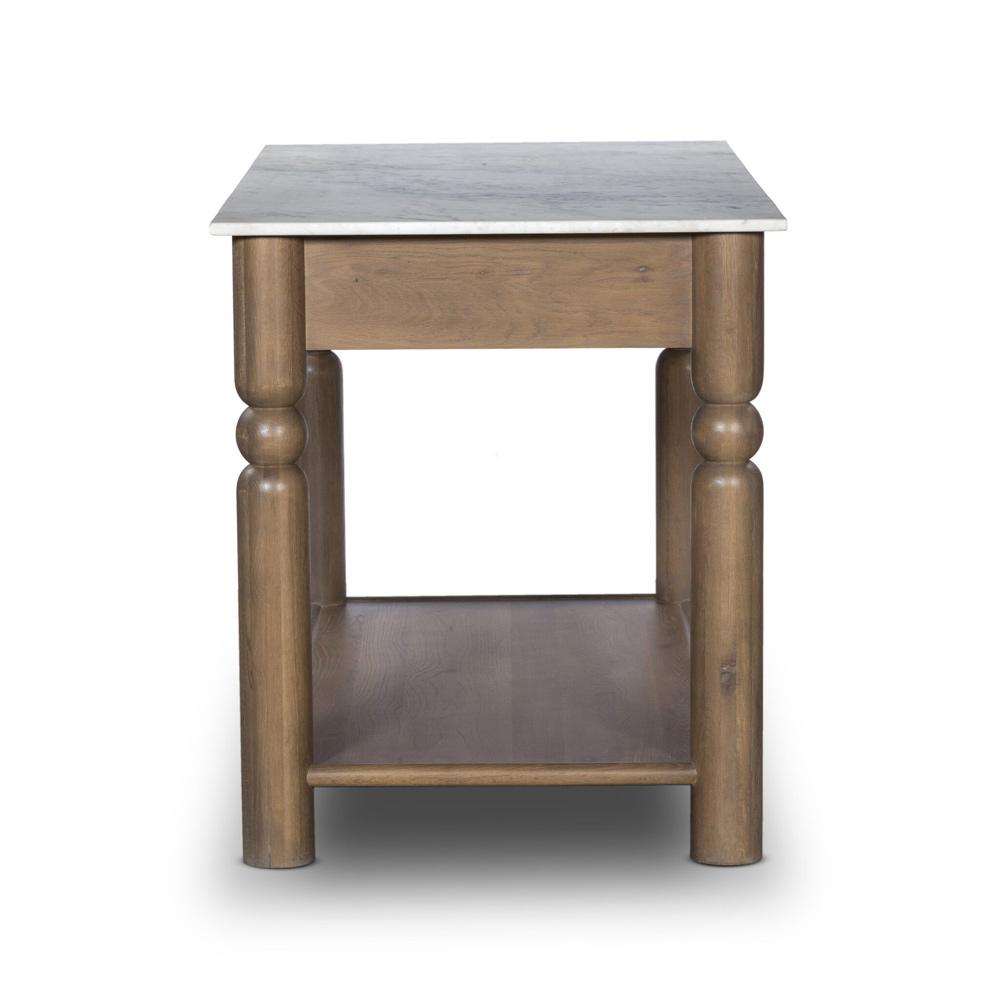 Four Hands - Leighton - Dothan Kitchen Island - White Marble - 236944-003 veiw 3