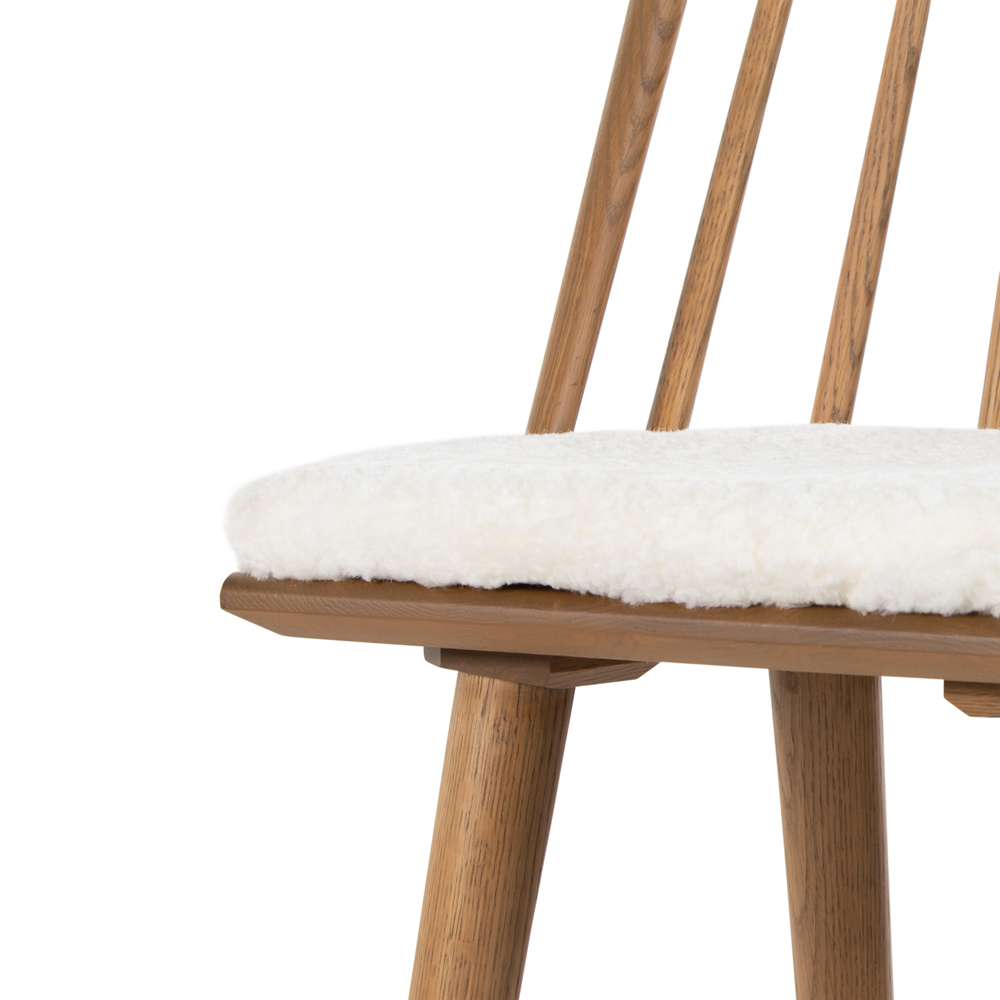 Four Hands - Lewis Windsor Bar + Counter Stool - Cream Shorn Sheepskin - 228387-015 veiw 8