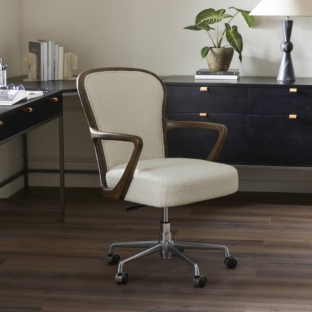 Four Hands - Lilo Desk Chair - Durham Cream - 239462-002 view 4