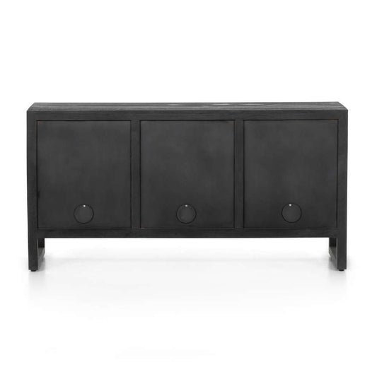 Four Hands - Lorne Media Console - Dark Reeded Totem - 226057-001 veiw 2