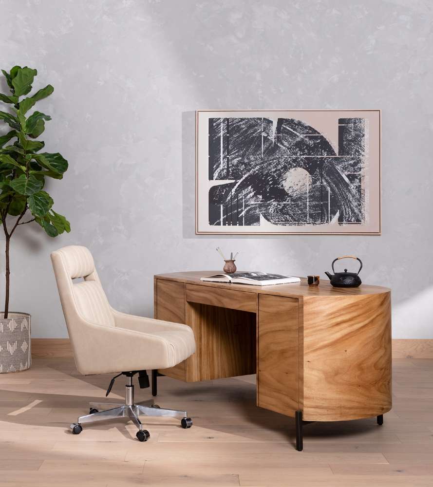 Four Hands - Lunas Executive Desk - Gold Guanacaste - 224198-001 veiw 9