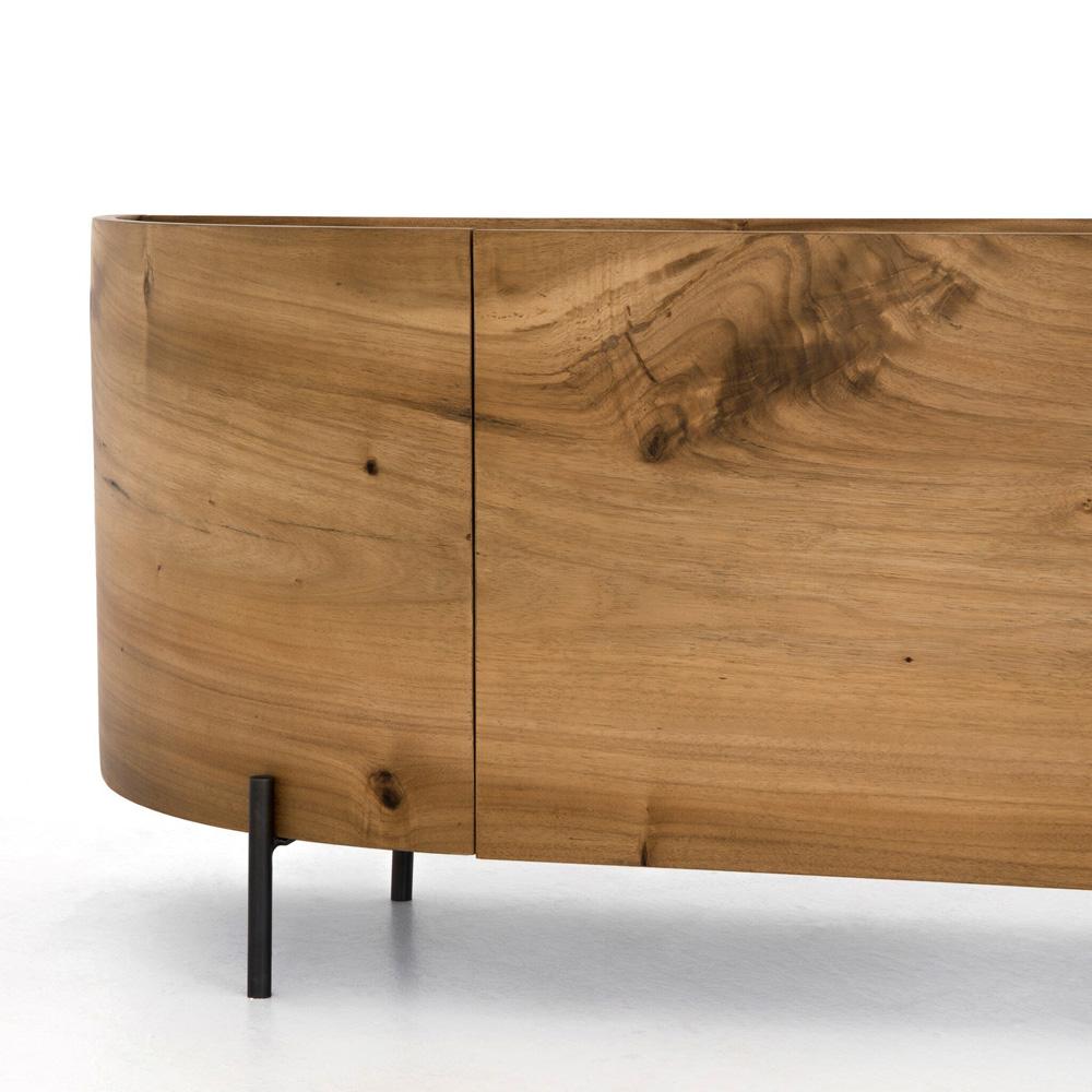 Four Hands - Lunas Media Console - Gold Guanacaste - UWES-246 veiw 9