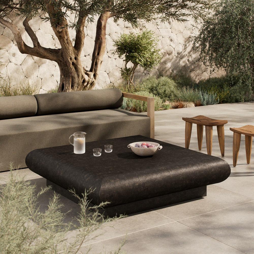 Four Hands - Marlow - Ambra Outdoor Coffee Table - Distressed Bronze - 246674-001 veiw 8
