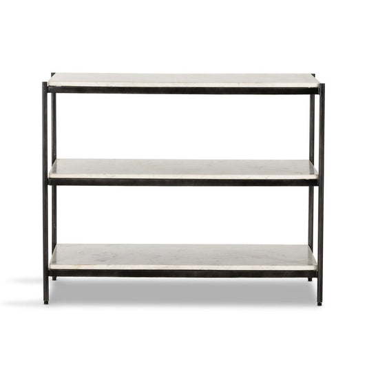 Four Hands - Marlow - Felix Large Nightstand - Polished White Marble - 234788-002 veiw 2