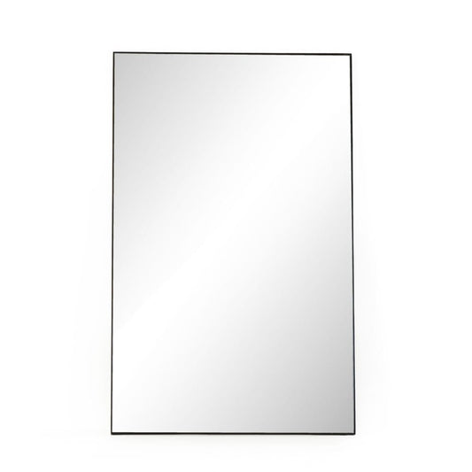 Four Hands - Marlow - Georgina Rectangle Floor Mirror - Iron Matte Black - 237386-002 veiw 2