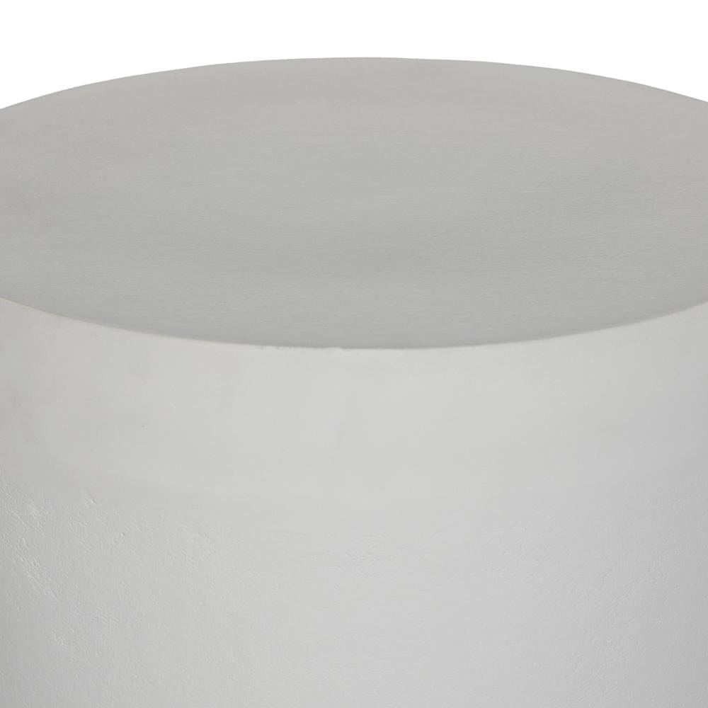 Four Hands - Marlow - Javi Outdoor End Table - Matte White Cast Aluminum - 234500-002 veiw 5