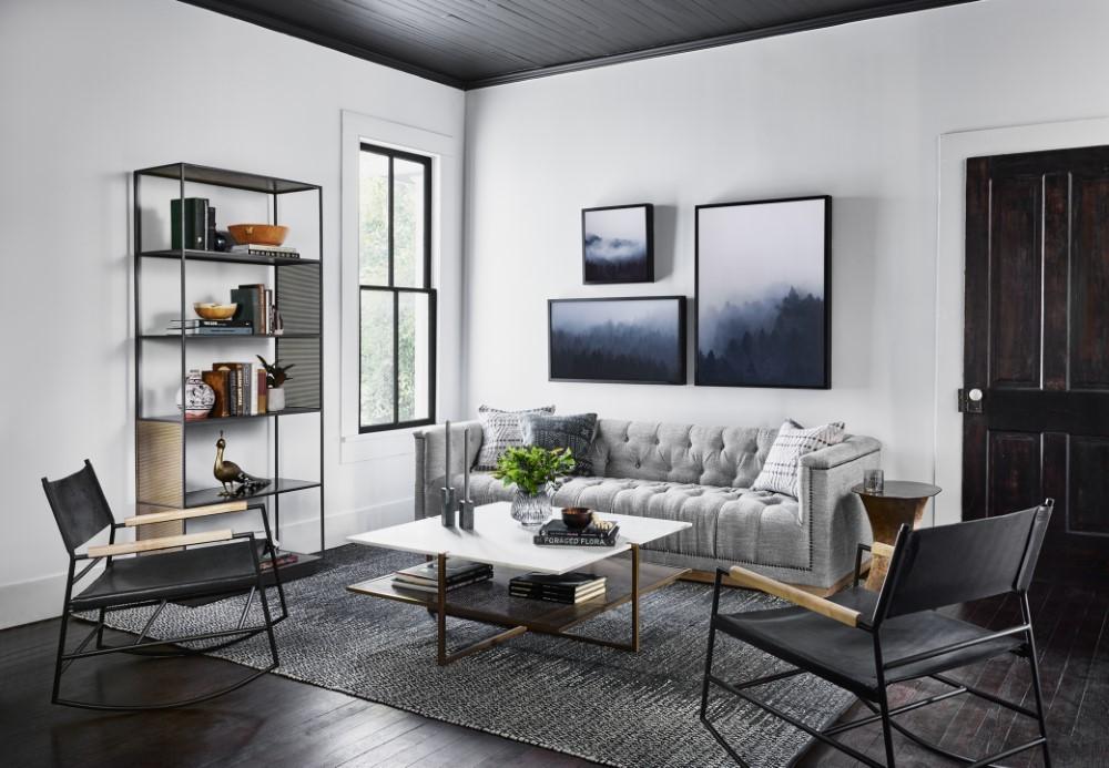 Four Hands - Olivia Square Coffee Table - Antique Brass - IMAR-189 veiw 8