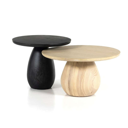 Four Hands - Merla Wood End Table-Tall - Black Wash Ash Veneer - 230274-001 veiw 2