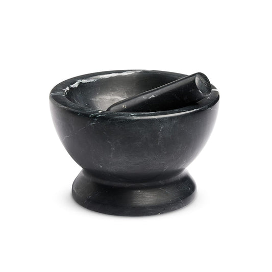 Four Hands - Merritt - Arman Mortar and Pestle - Polished Black Marble - 239871-001_CLOSEOUT view 2