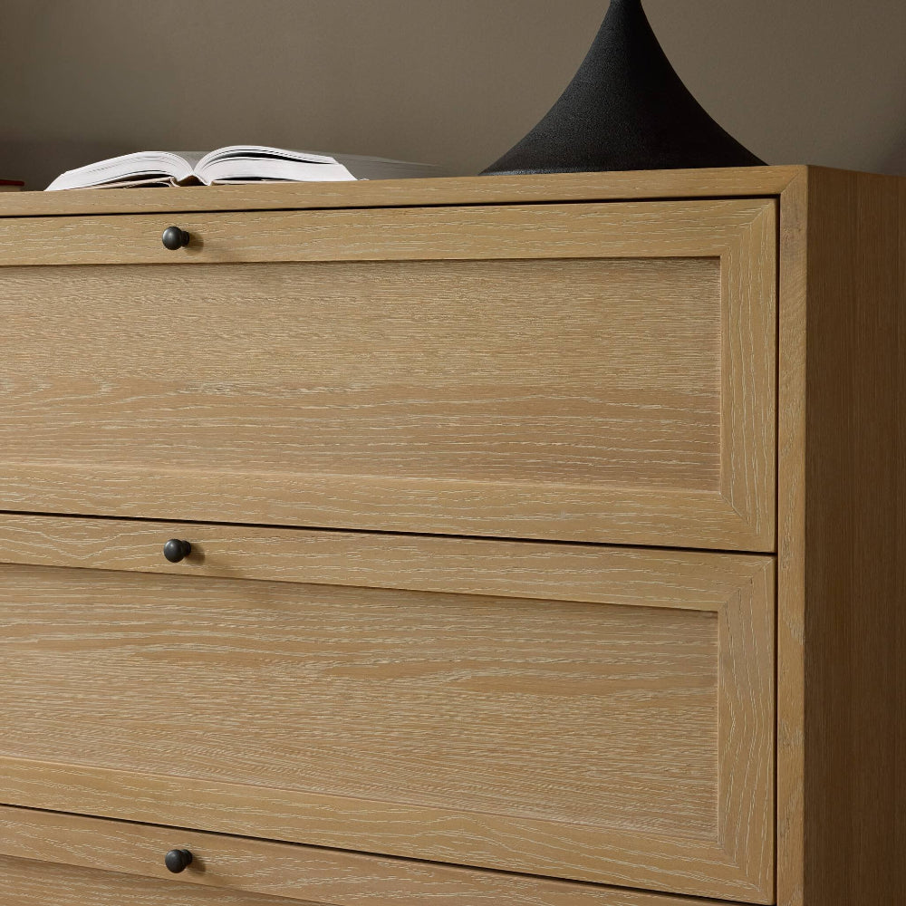 Four Hands - Millie 6 Drawer Dresser - Bleached Oak Veneer - 233092-002 view 15