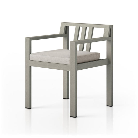 Four Hands - Monterey Outdoor Dining Armchair, Weathered Grey - Venao Grey - 226831-007 view 2