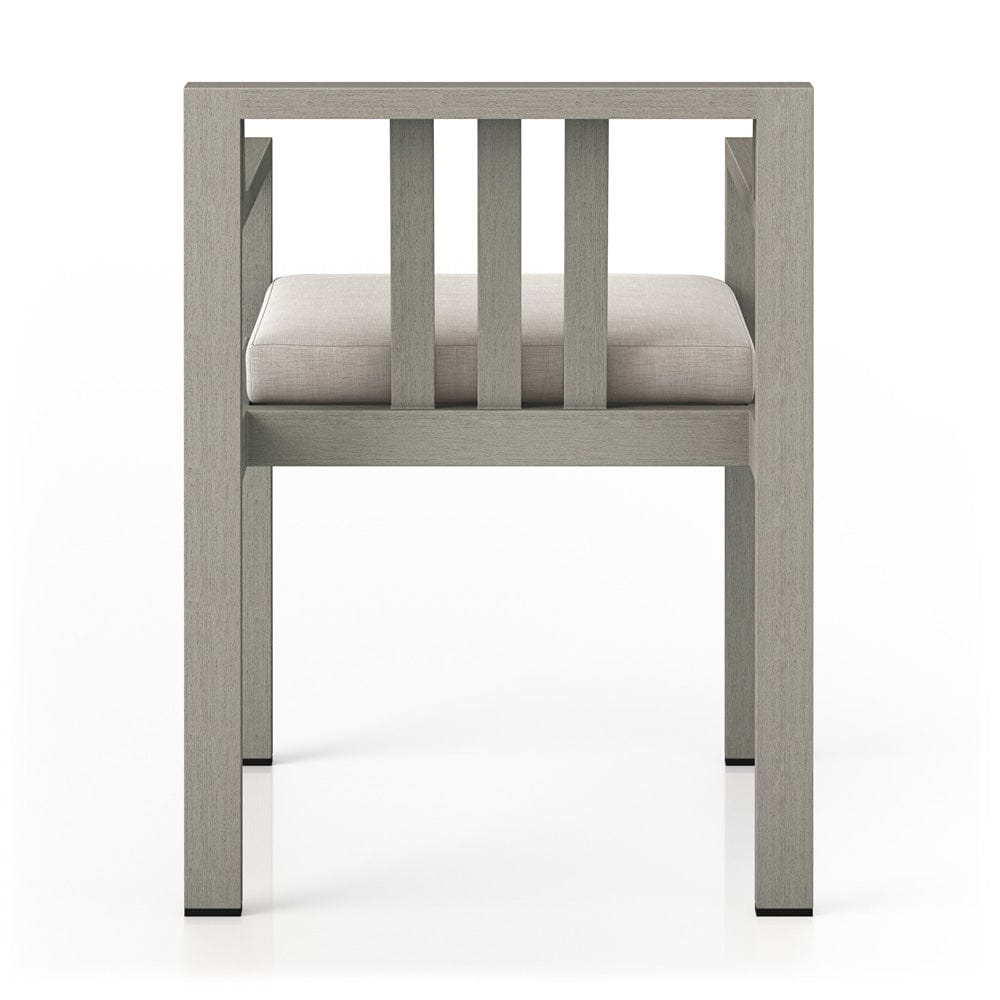 Four Hands - Monterey Outdoor Dining Armchair, Weathered Grey - Venao Grey - 226831-007 view 4