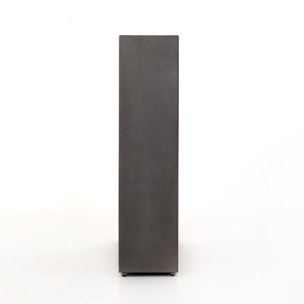 Four Hands - Nero Firewood Storage-Coated Gunmetal - IELE-125 veiw 11