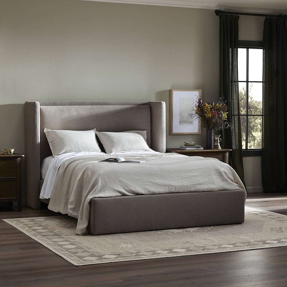 Four Hands - Norwood - Sophia Queen Bed - Rhett Mink - 241047-001 veiw 3